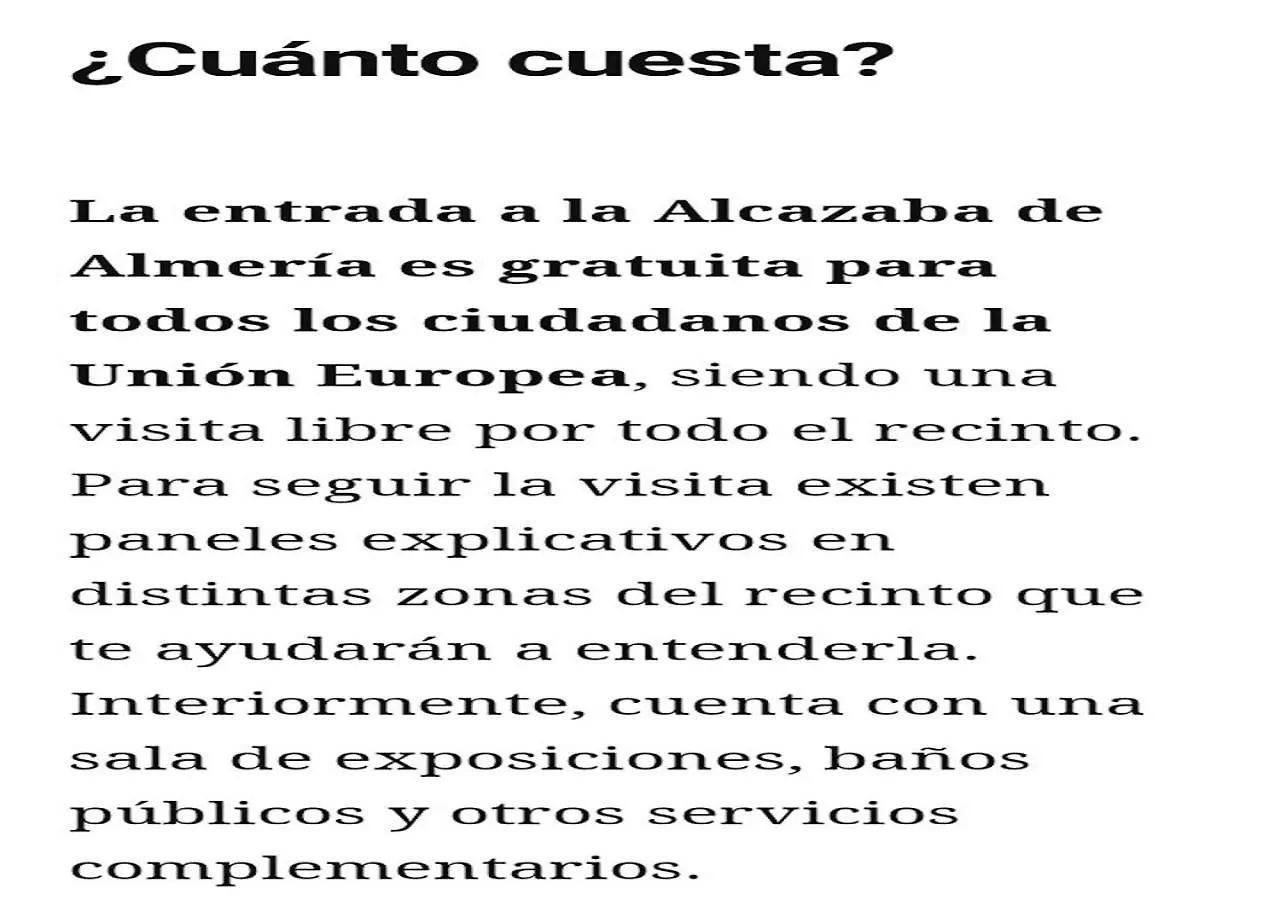 Paseo Vip Almeria